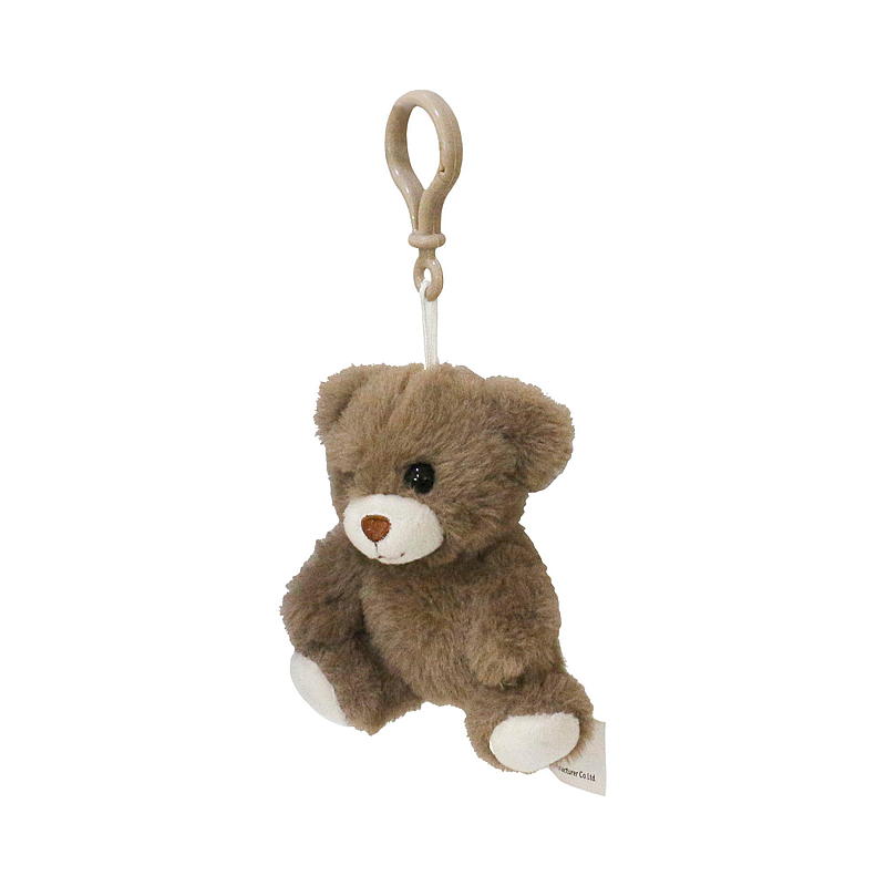 FunToys Bamse mini m/klips brun