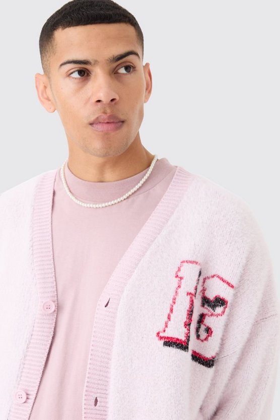 Kastiger Oversize Strick-Cardigan