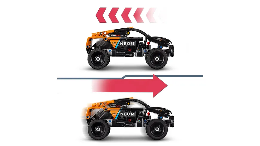 LEGO Technic 42166 NEOM McLaren Extreme E Race Car Set, Spielzeug-Auto