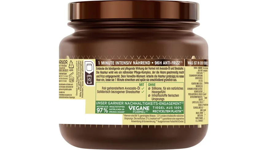 Garnier Wahre Schätze Haarkur Hair Remedy Avocado 340 ml
