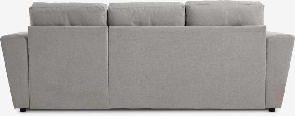 VEJLBY Sofa rozkładana z szezlongiem VEJLBY jasny piasek