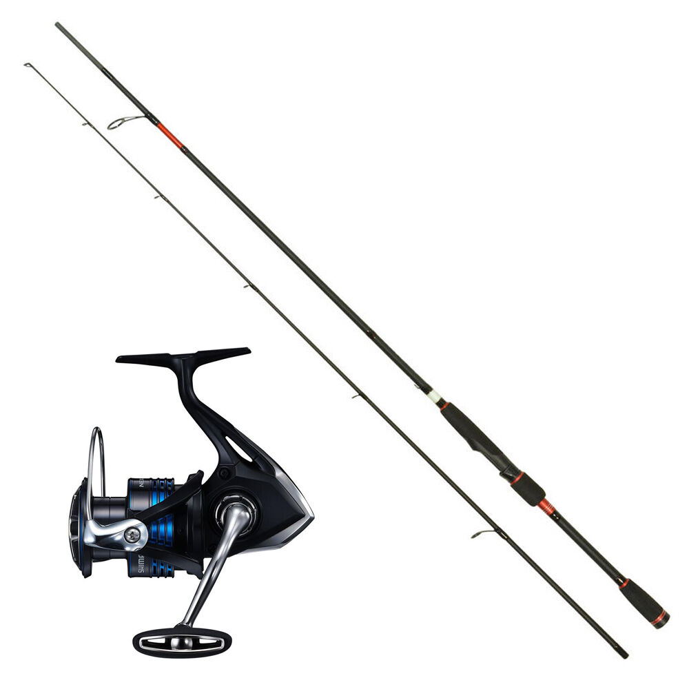 Spinning Rods Evok 2.10m, 7-28g + Moulinet Shimano Nexave 2500