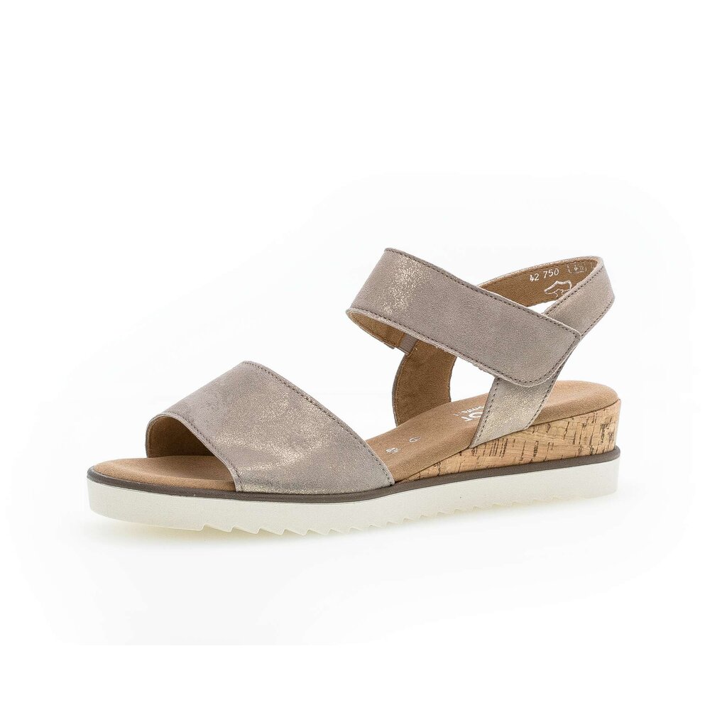 Gabor comfort Keilsandalette beige