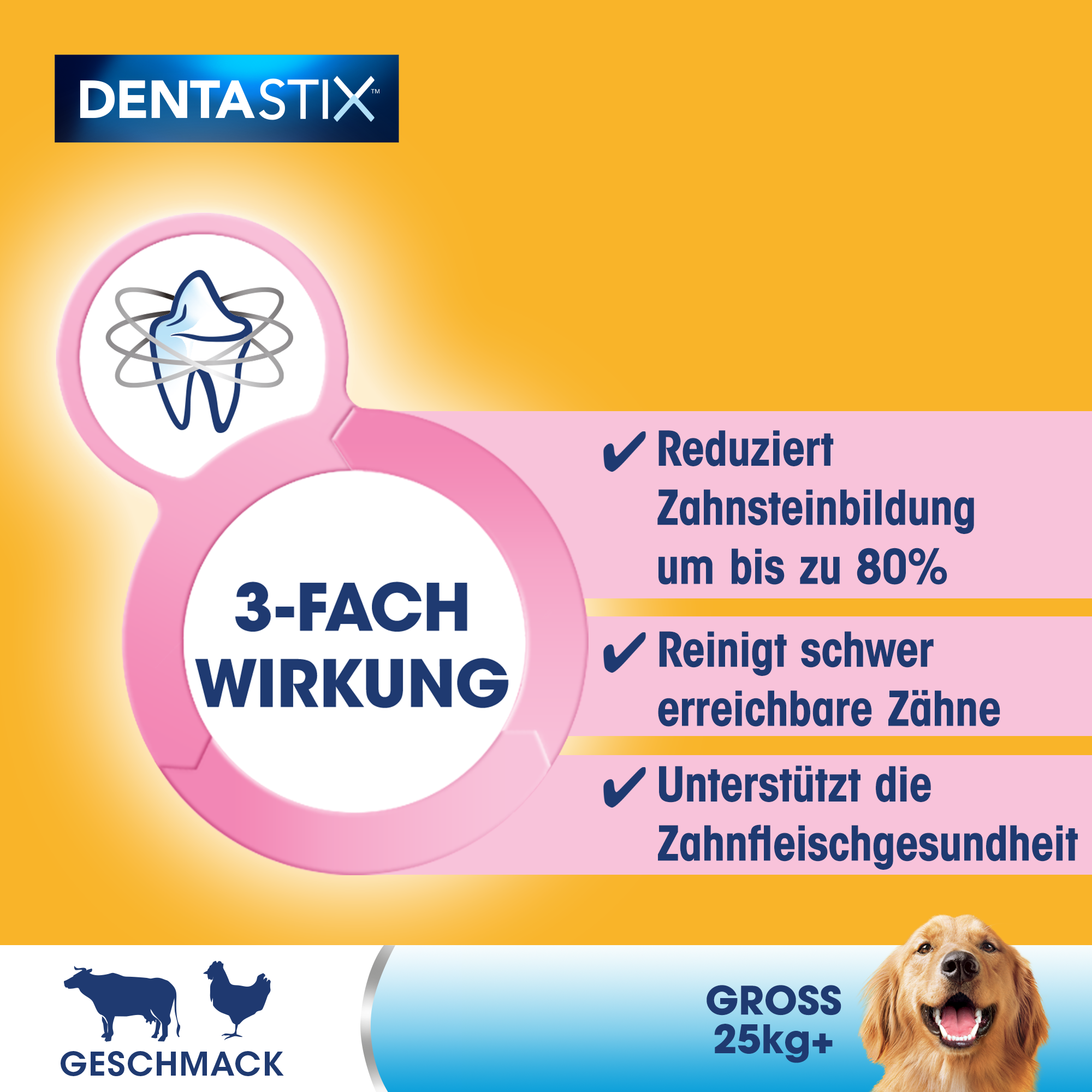 Pedigree Snacks Pedigree Zahnpflege Dentastix Daily Oral Care Multipack Maxi, 26-44kg, 42x