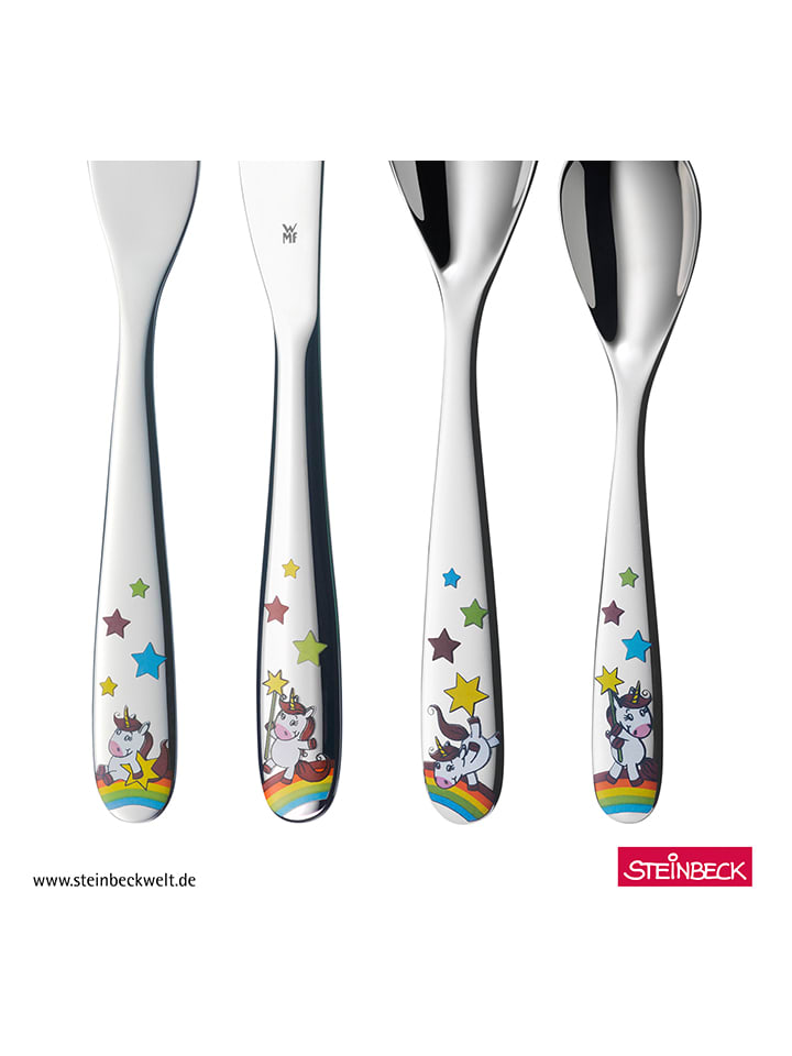 WMF 4tlg. Kinder-Edelstahl-Besteckset 