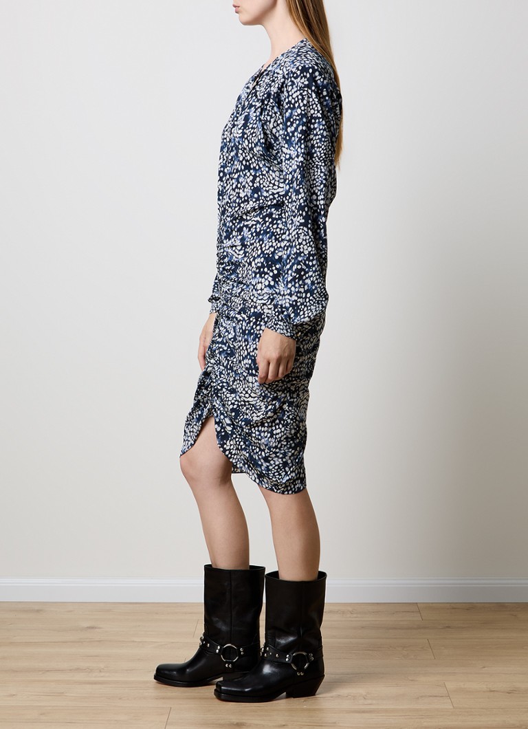 Abito midi Hermina di Isabel Marant in misto seta con spalline