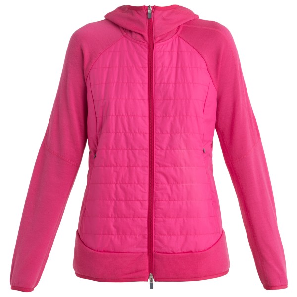 Icebreaker - Women's Quantum Hybrid L/S Zip Hoodie - Merinojacke