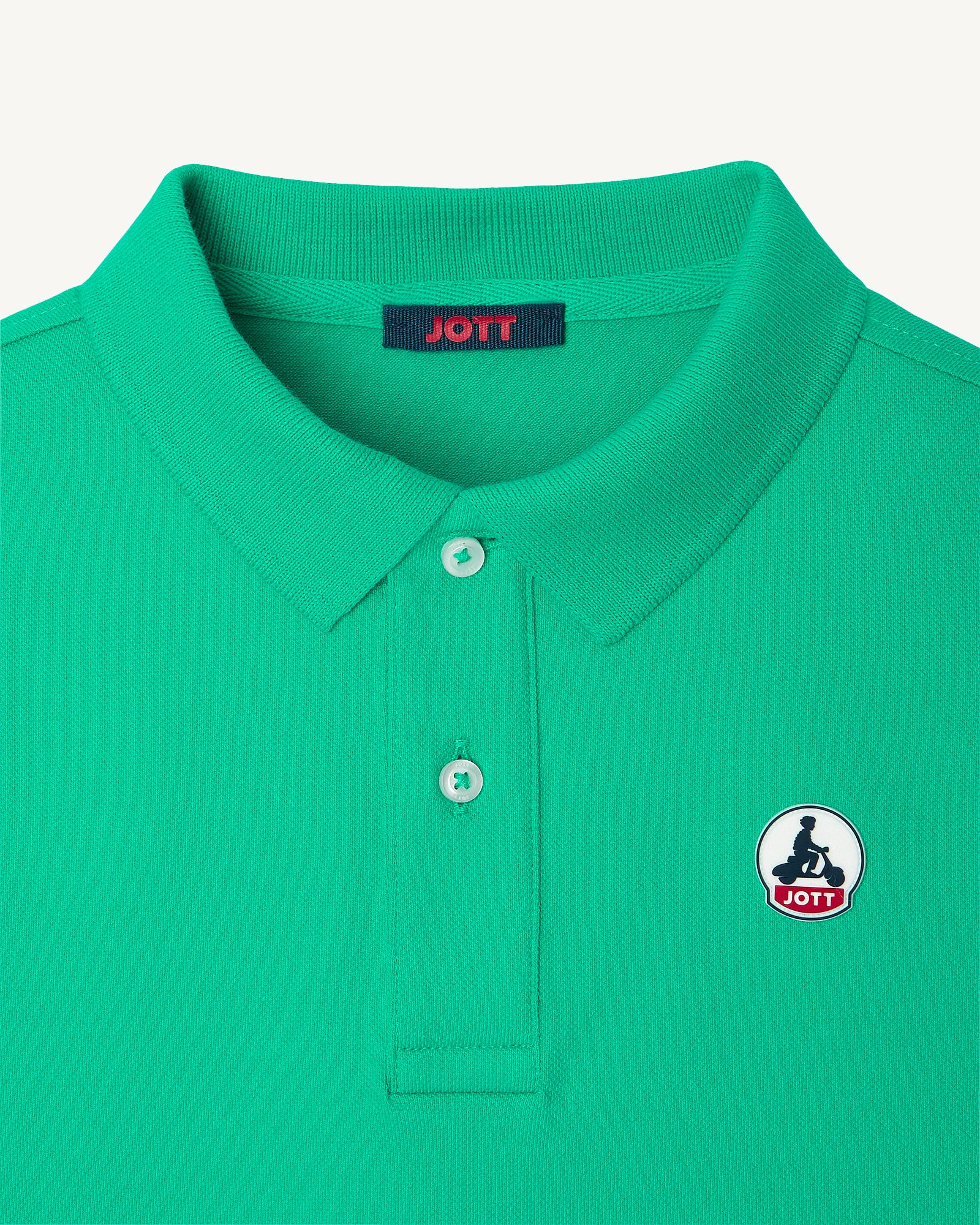 Polo enfant en coton biologique Vert Salvador