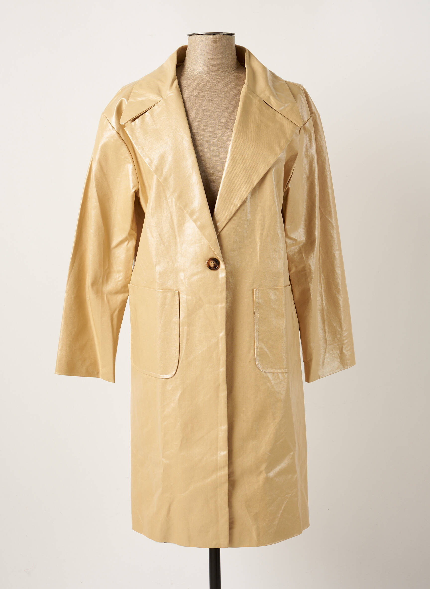 Hippocampe Manteaux Longs Femme couleur beige