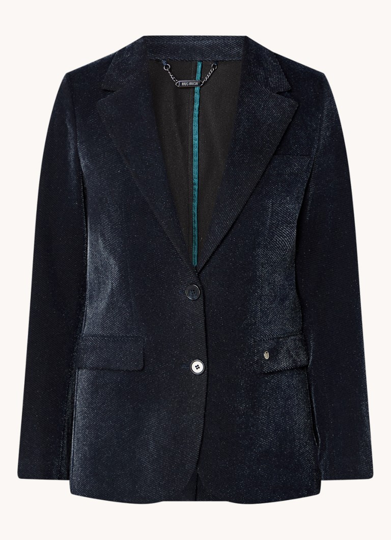 Moss Mosh MM Reena blazer with flap pockets and lurex