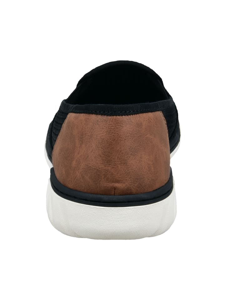 Bugatti Slip on in schwarz günstig kaufen