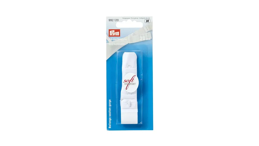 Prym BH-Verlängerer zum Einhängen 19 mm weiß