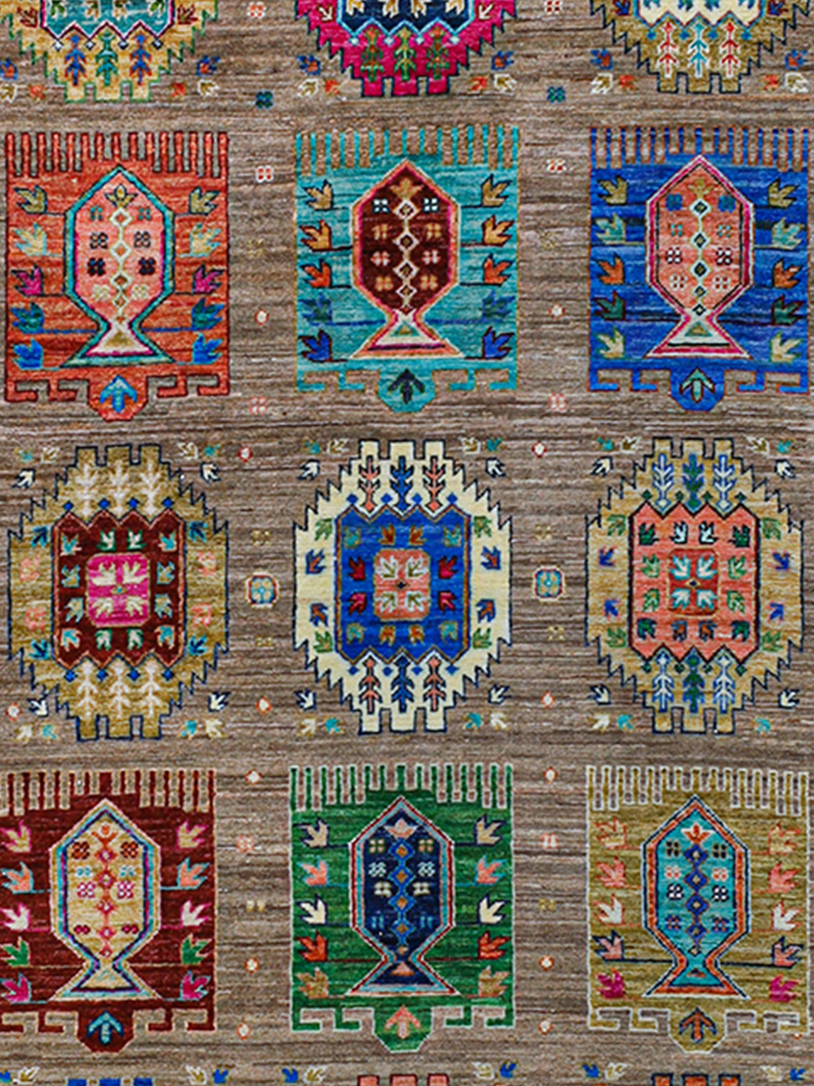 Kazak Ghazni ca. 169 x 240 cm, Unikat / Einzelstück