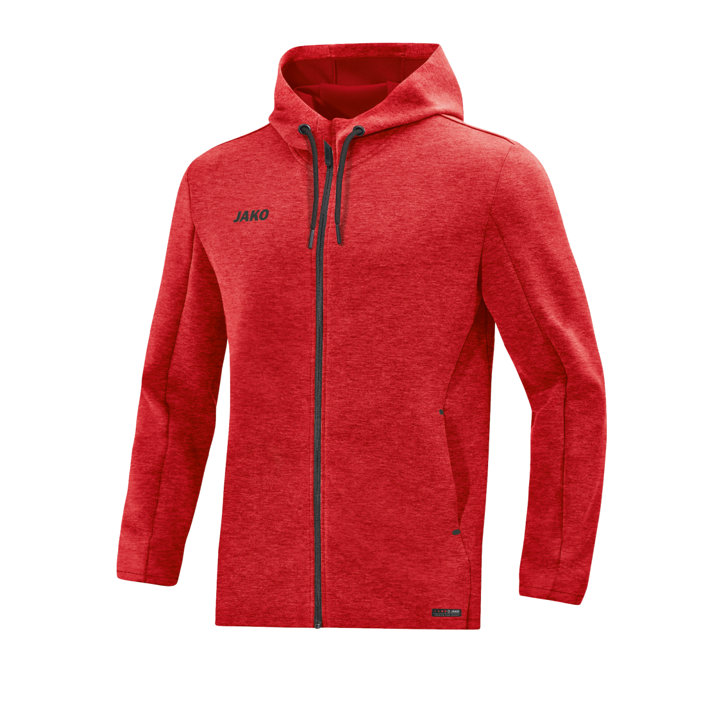 Jako Premium Basic Kapuzenjacke Rot F01