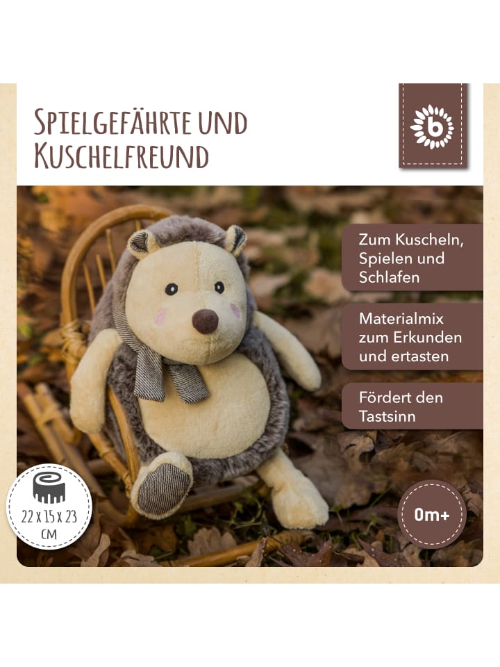Bieco Spielwaren Plüsch Igel Spieltier 22 cm - ab Geburt in Braun günstig kaufen onesize