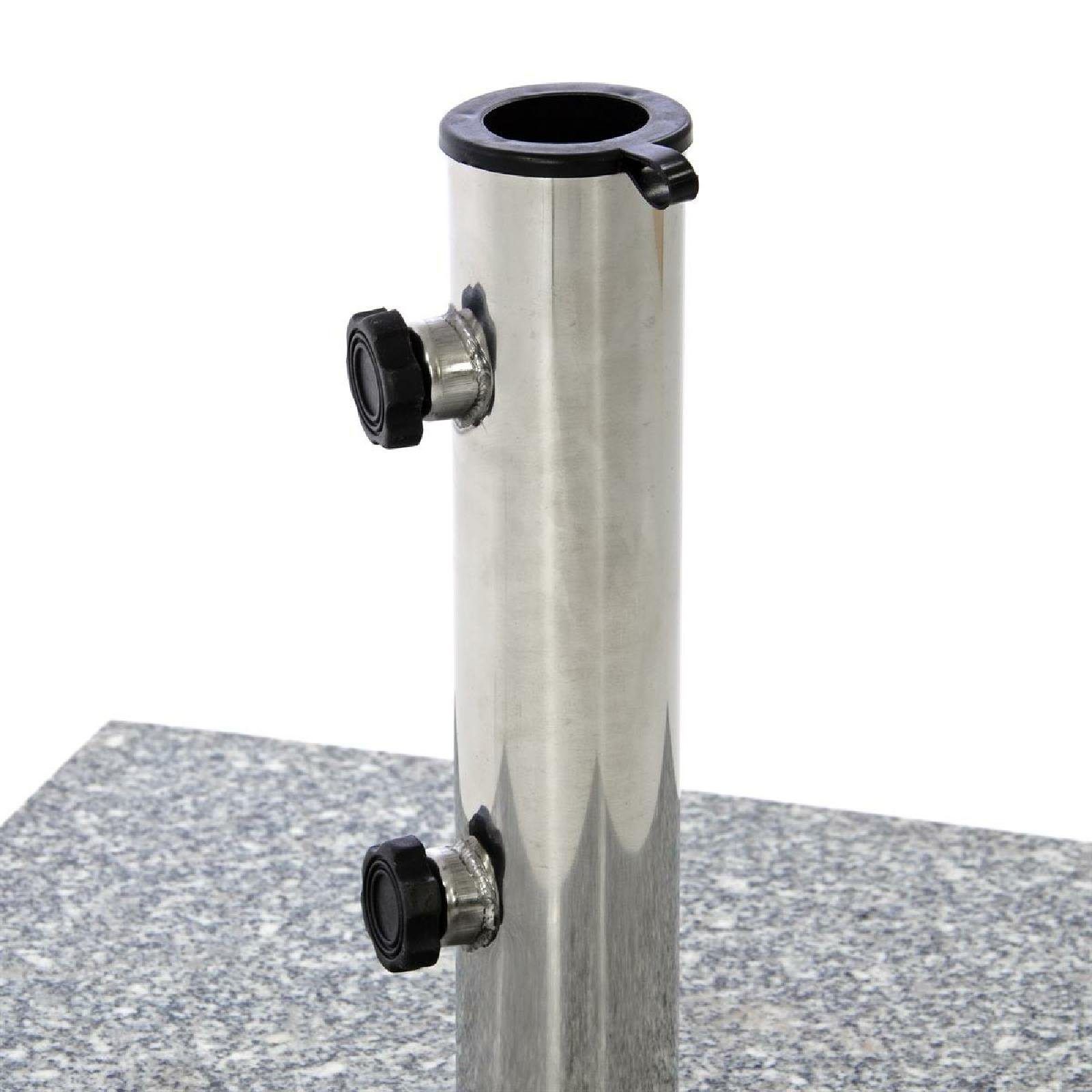 VCM Betonschirmständer Schirmständer eckig 27kg Schirmständer eckig 27kg