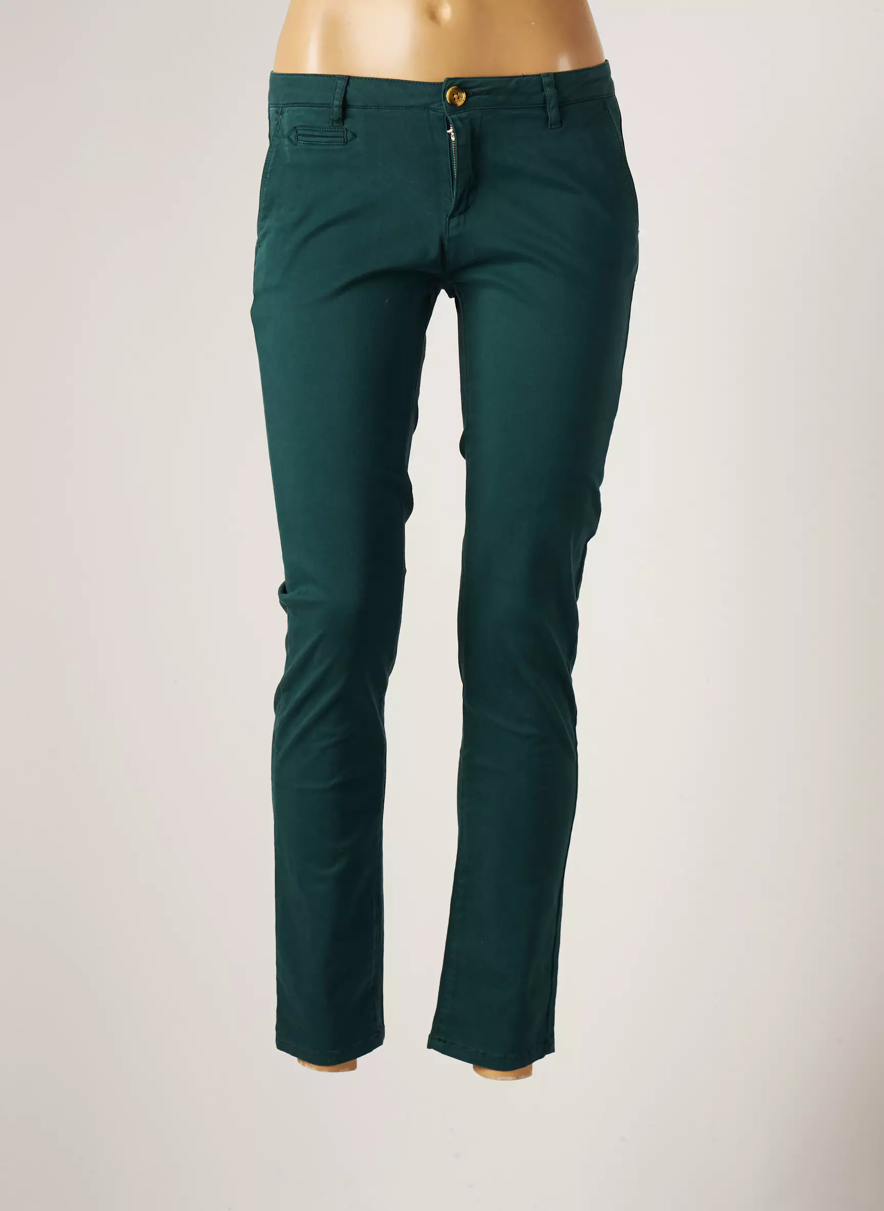 Lab Dip Paris Pantalons Slim Femme couleur vert