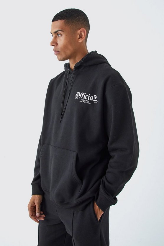 Official Oversize Trainingsanzug mit Kordelzug-Detail