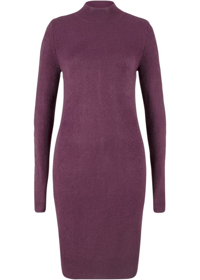 Strickkleid mit Stehkragen
