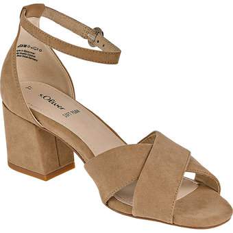s.Oliver Sandale in beige