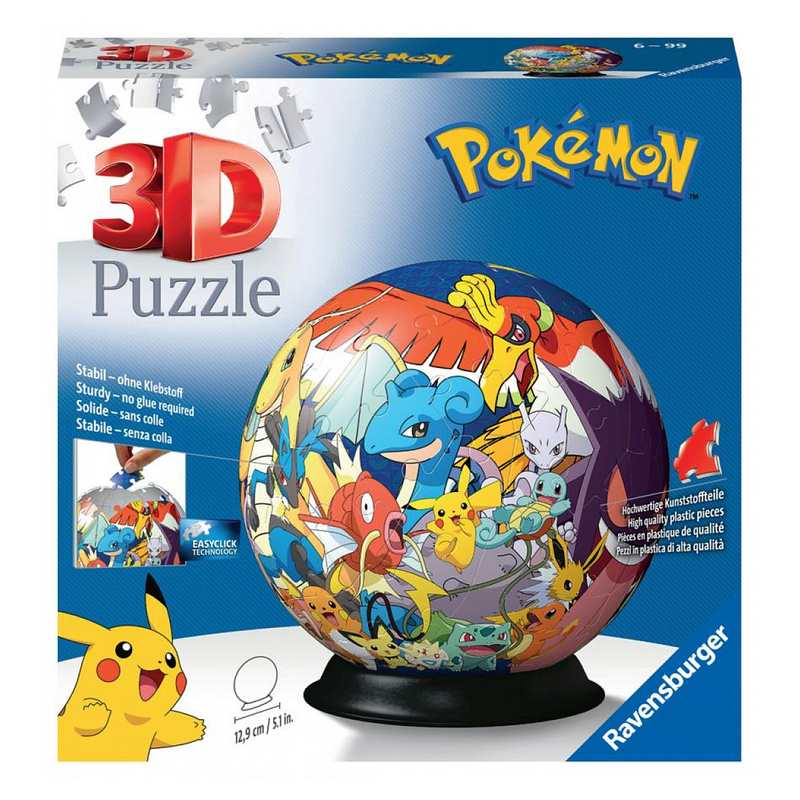Puzzle 3D Pokémon 72 pièces