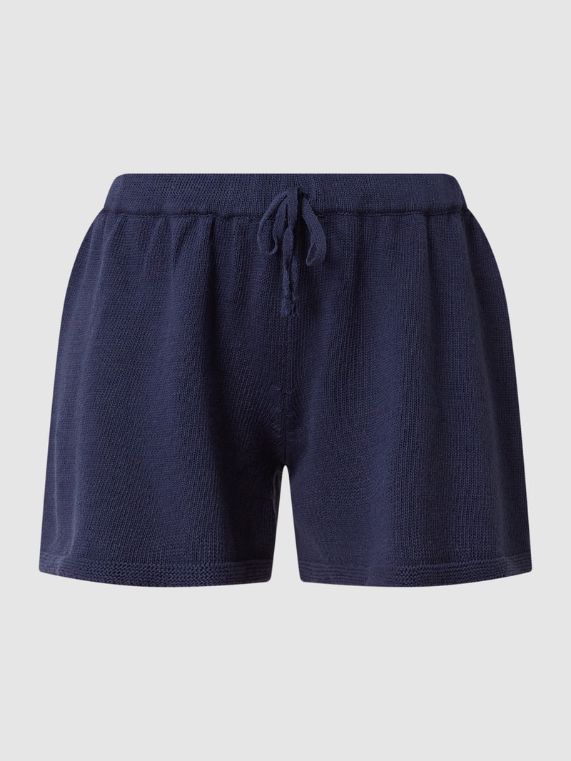 Shorts mit Baumwoll-Anteil in marineblau