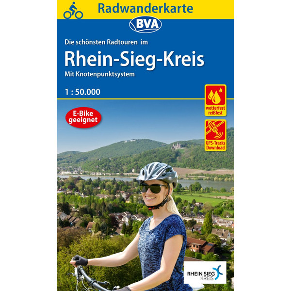 RADWANDERKARTE BVA RADWANDERN IM RHEIN-SIEG-KREIS 1:50.000 - Fahrradkarte