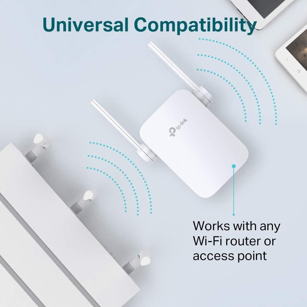 TP-Link TL-WA855RE WLAN-Repeater, bis 300 Mbit/s, WLAN Verstärker, LAN Port, WPS
