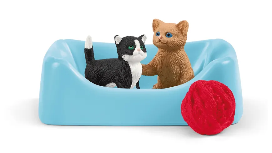 Schleich 42501 - Spielspaß für niedliche Katzen