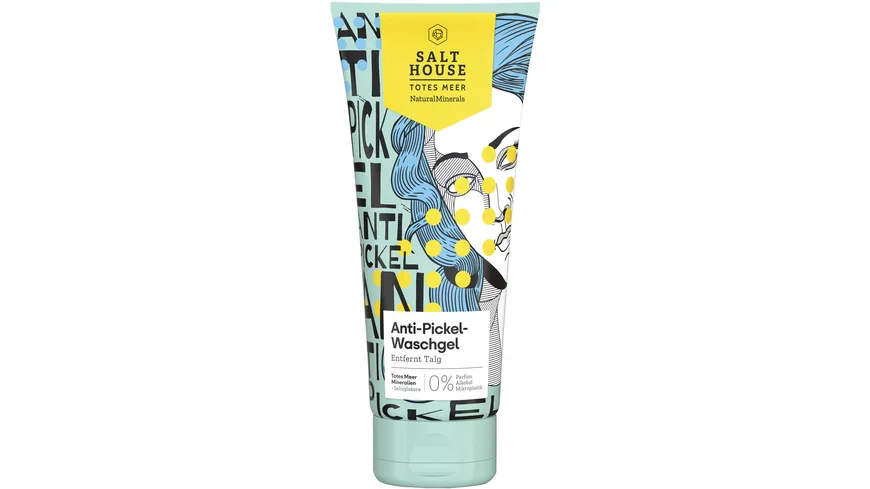 SALTHOUSE Totes Meer Natural Minerals Waschgel Anti Pickel 200 ml
