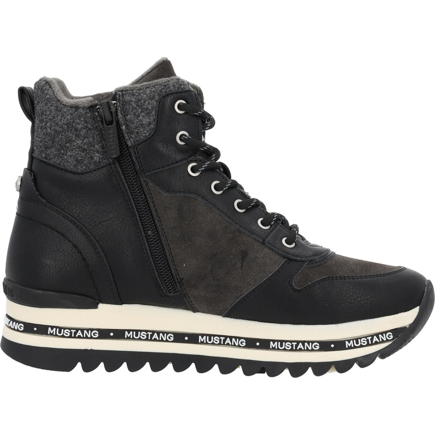 Mustang 1364505, Stiefeletten, Damen, Schwarz