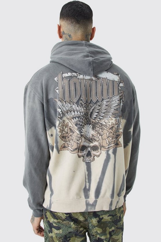 Tall Oversize Hoodie mit Print