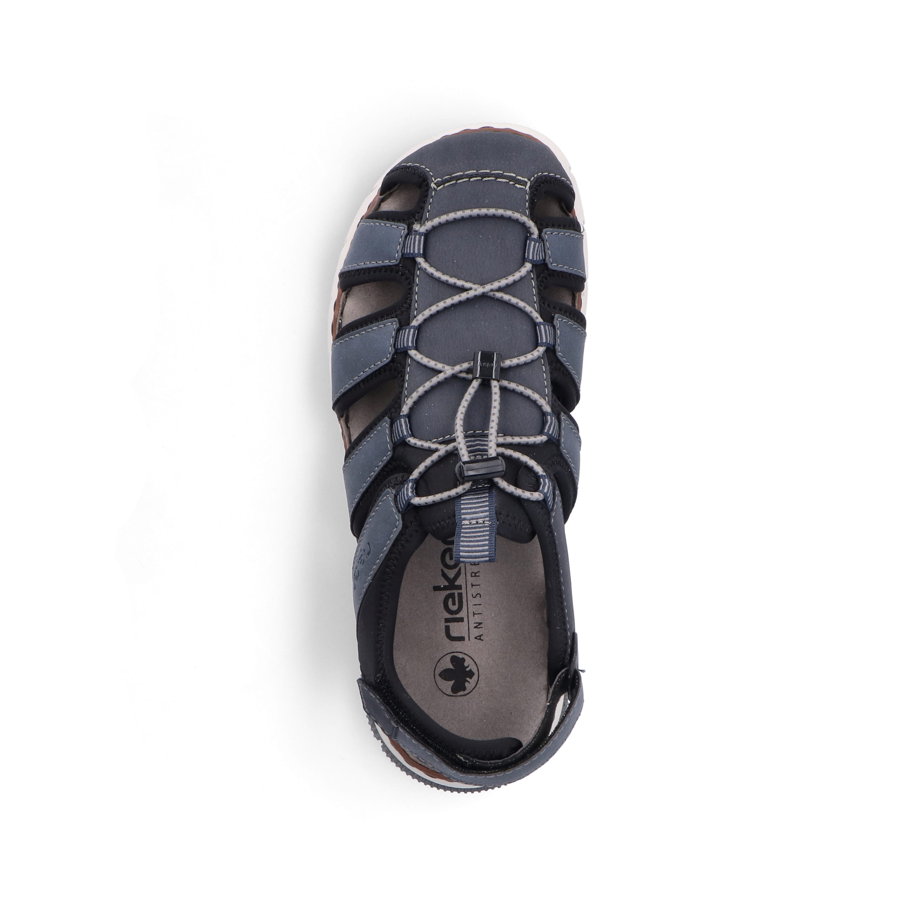 Rieker Herren Trekkingsandalen stahlblau