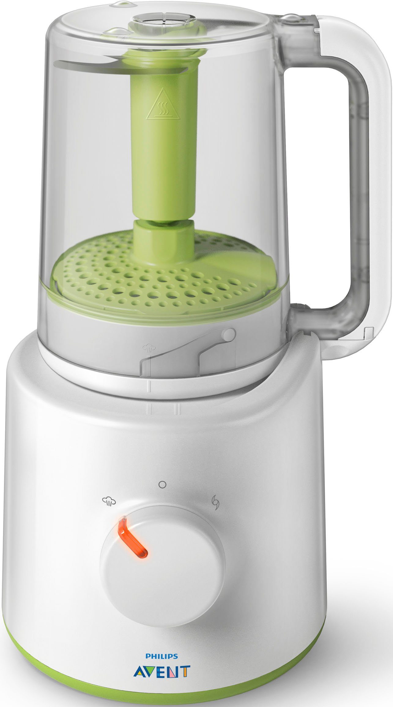 Philips AVENT Babynahrungszubereiter SCF870/20, 400 W, 2-in-1, Dampfgaren und Mixen, mit 12 altersgerechten Rezepten