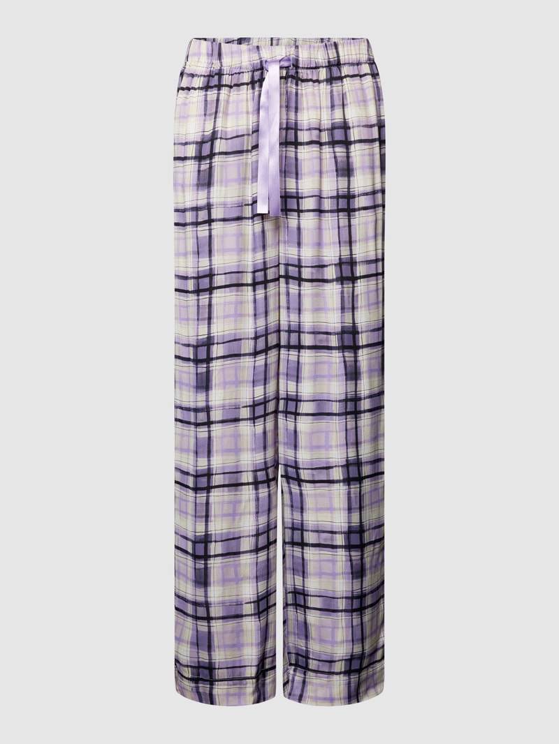 Pyjama-Hose aus Viskose-Seide-Mix Modell 'KAROLA' in lila
