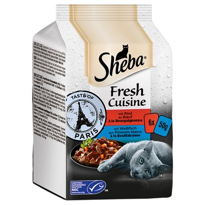 Sparpaket Sheba Fresh Cuisine Taste of Paris (MSC) 36 x 50 g
