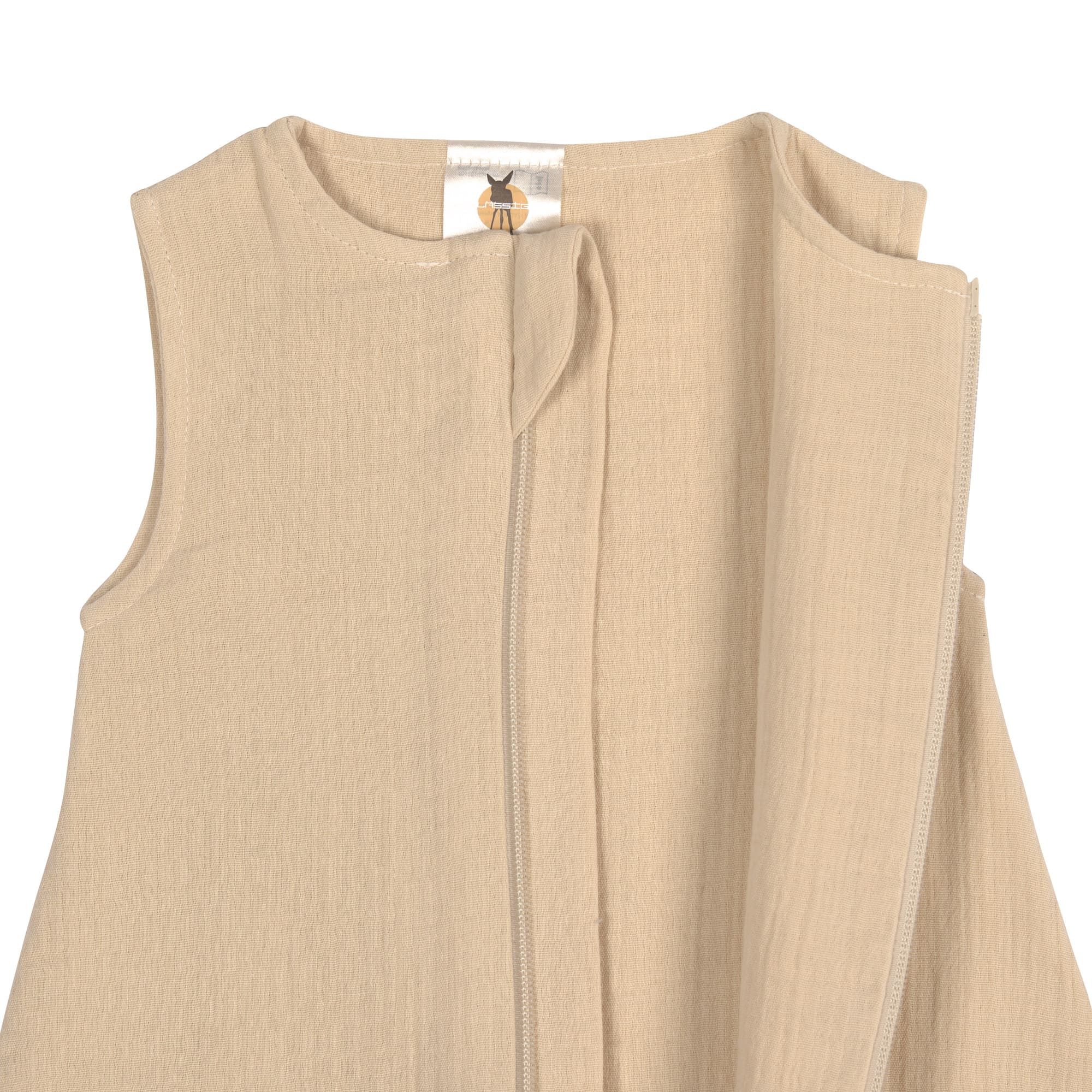 Baby Sommerschlafsack Tog 1 - Bio Baumwolle, Nature, Beige