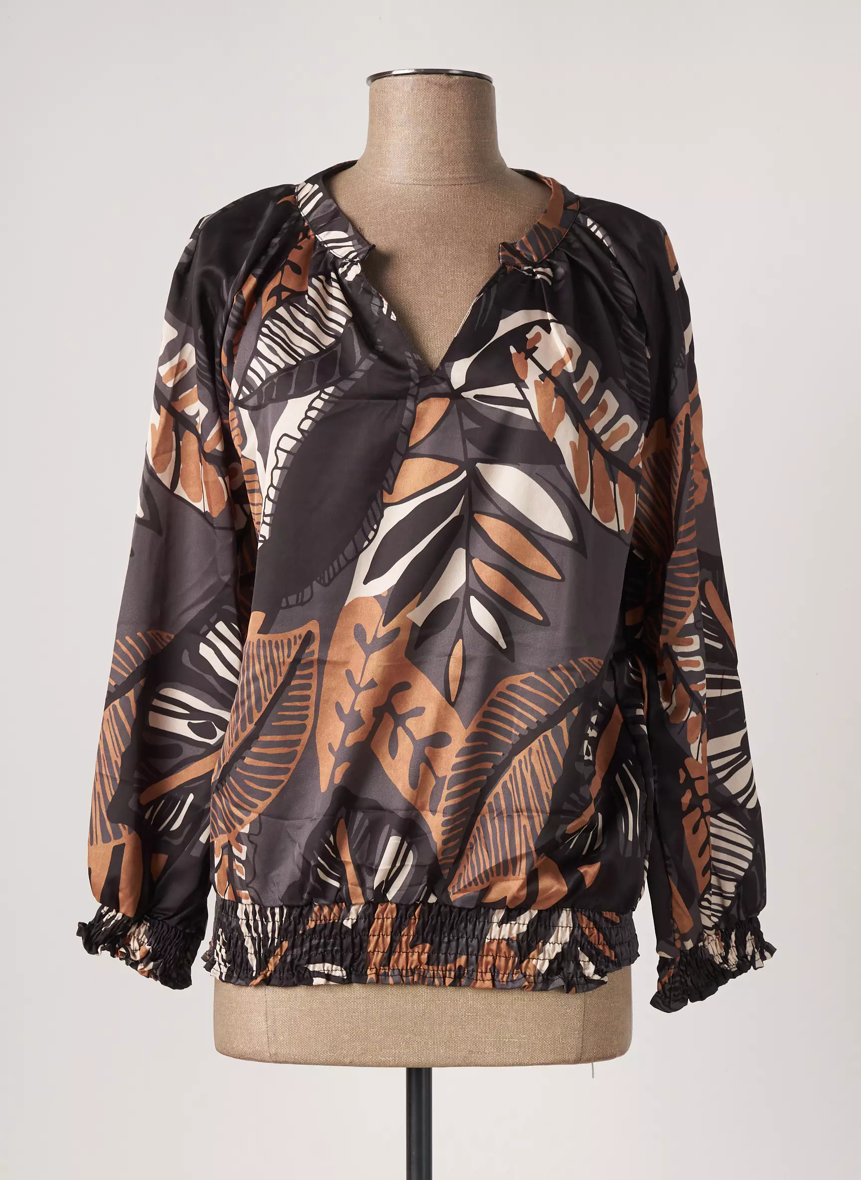 Acbelle Blouses Femme couleur gris