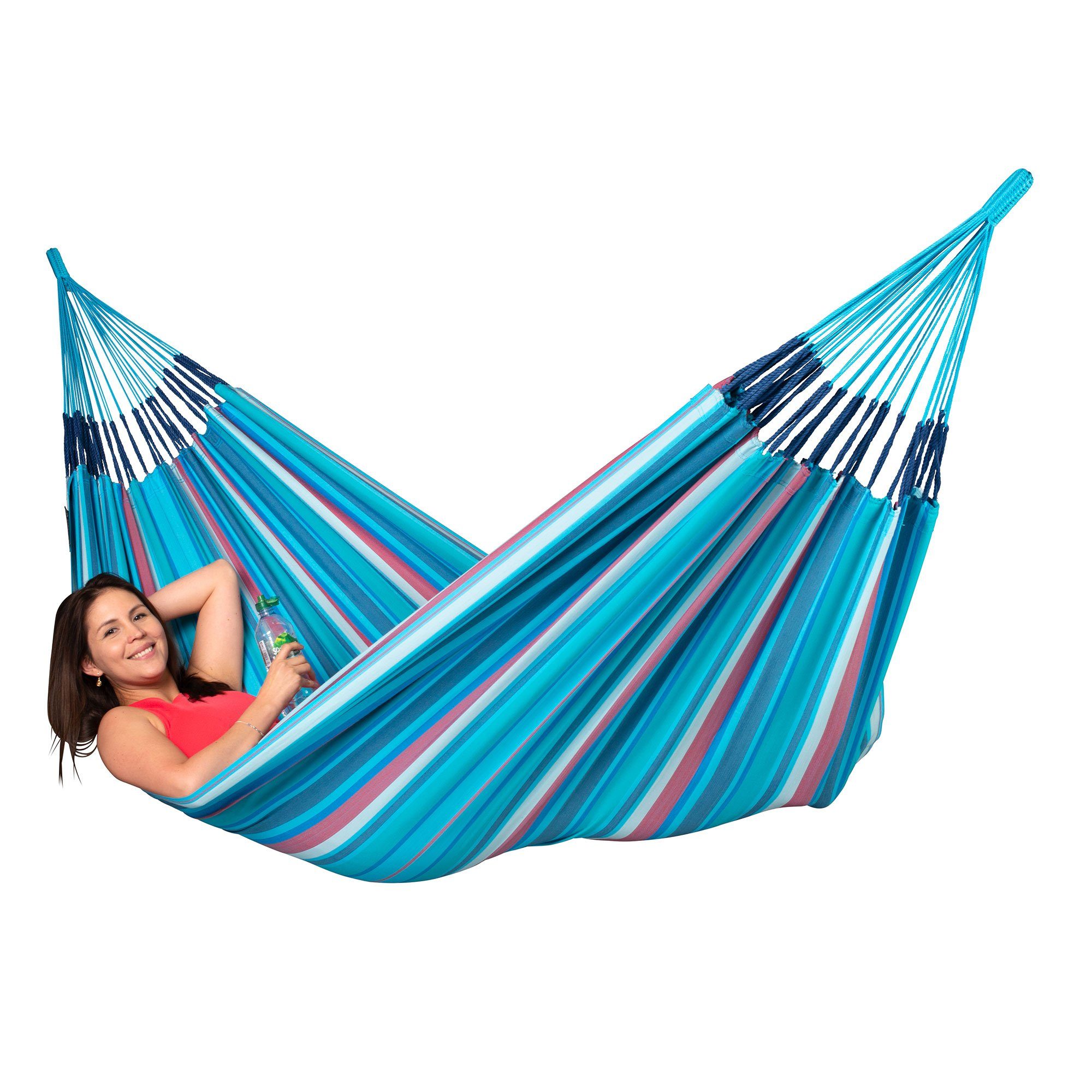 La Siesta Hängematte Brisa Wave - Klassische Doppel-Hängematte Outdoor- LA SIESTA, Hochwertige Qualität