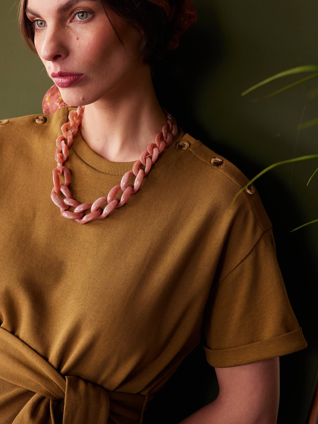Envie de Fraise Sweatkleid für Schwangerschaft & Stillzeit ENVIE DE FRAISE - olivgrün