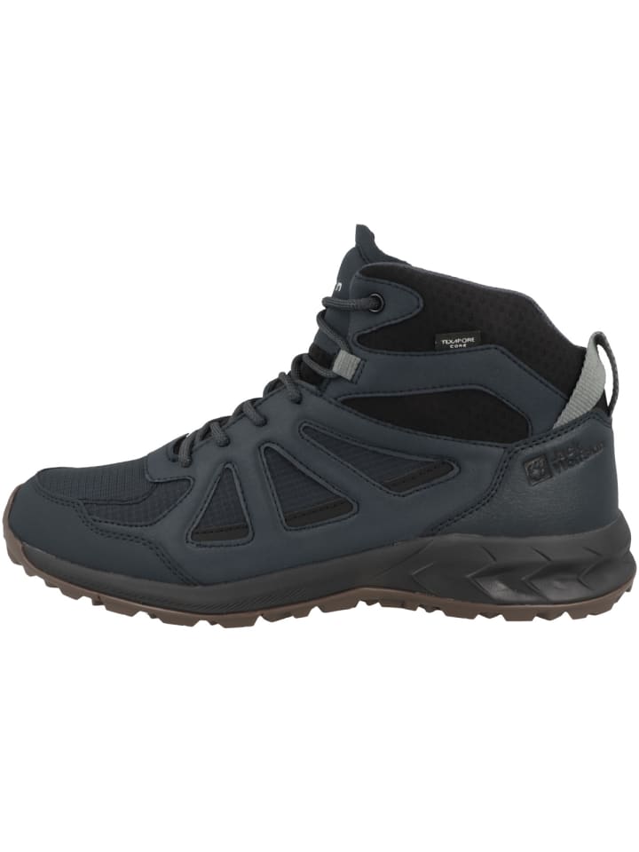 Jack Wolfskin Outdoorschuhe Woodland 2 Texapore Mid in dunkelblau günstig kaufen
