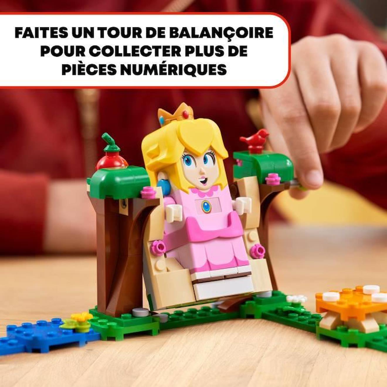 LEGO 71403 Super Mario Pack de Démarrage Les Aventures de Peach, Jouet Lemmy, Figurine Interactive Toad, pour Enfants 6 Ans jaune