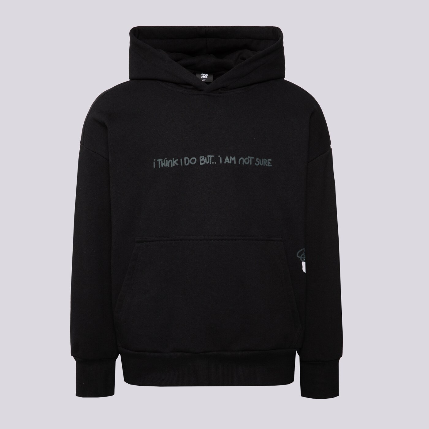 S.NOW JOB SIZEER HOODIE “I THINK I DO” BLACK Schwarz