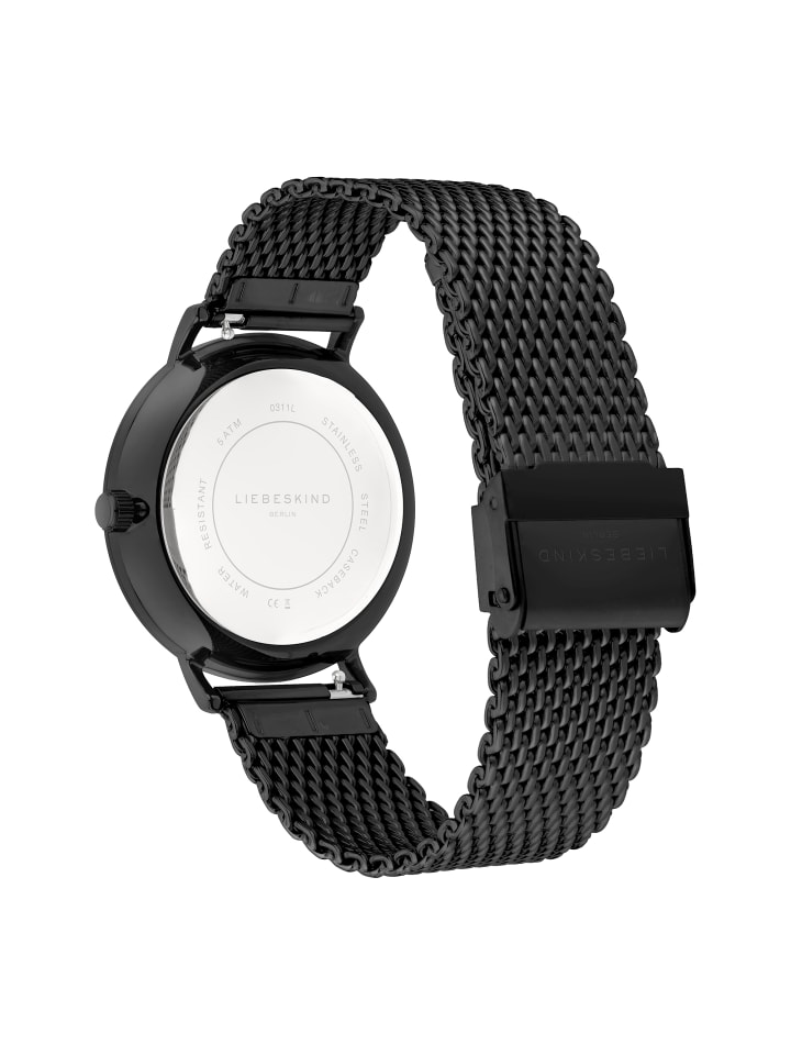 LIEBESKIND BERLIN Armbanduhr in schwarz günstig kaufen onesize