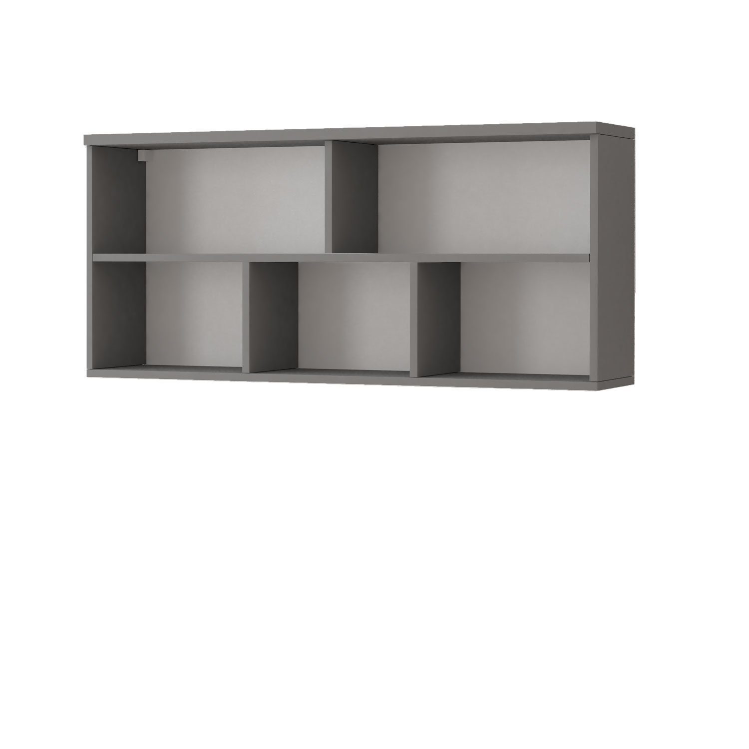 Polini Home Raumteilerregal Wandregal Hängeregal Colour in Grau von Polini Home, Kombinierbar mit Colour Serie