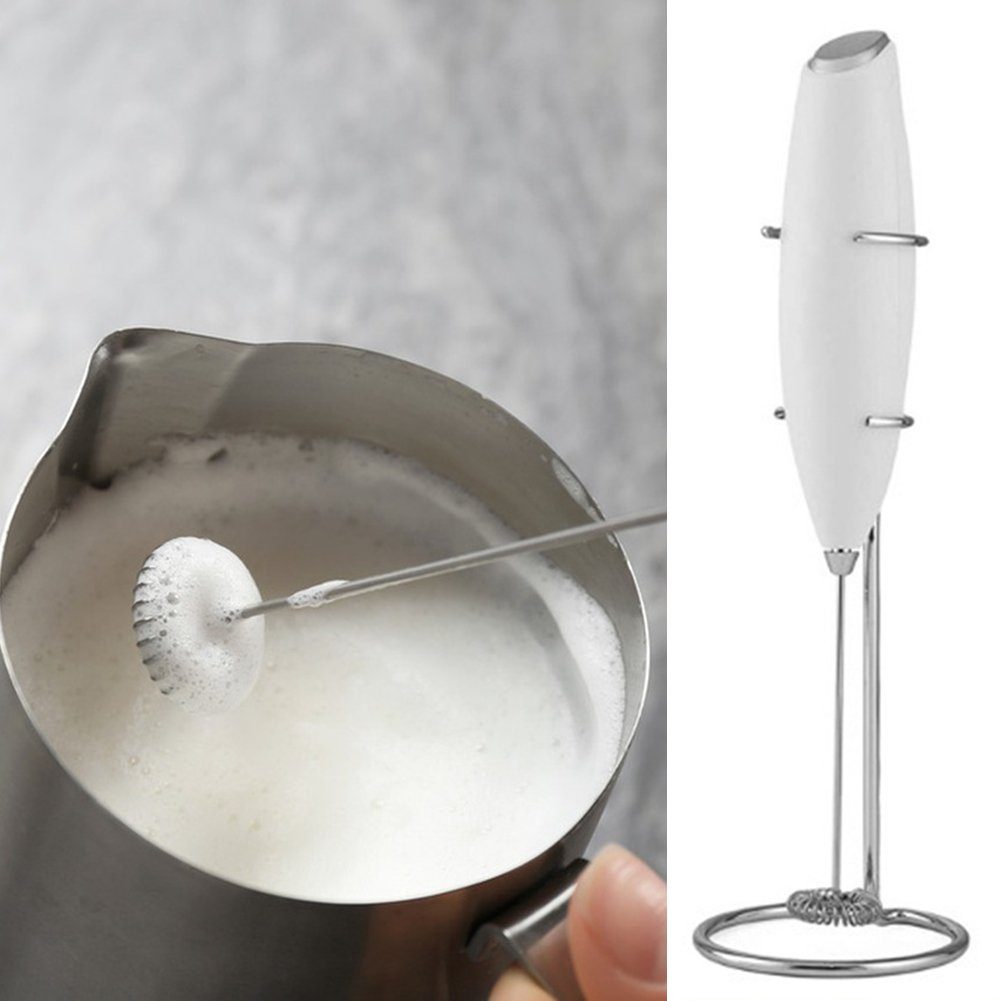 Blusmart Milchaufschäumer Handheld Batterie Elektrische Milchaufschäumer Schäumer Kaffee