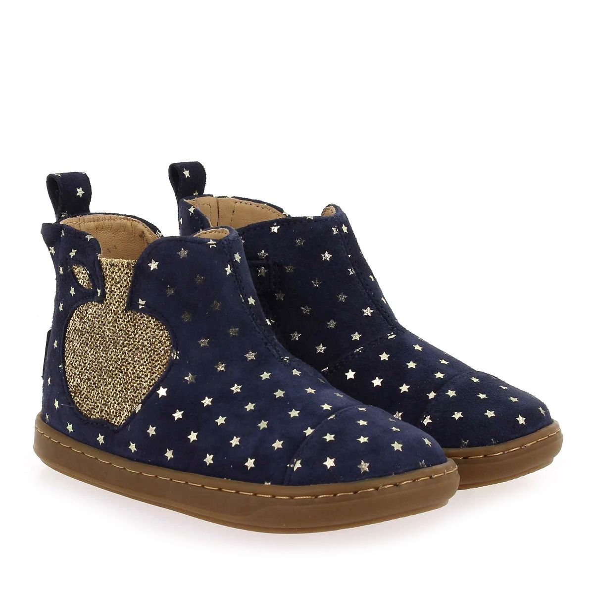 Shoopom  BOUBA APPLE STARS - Marine Doré