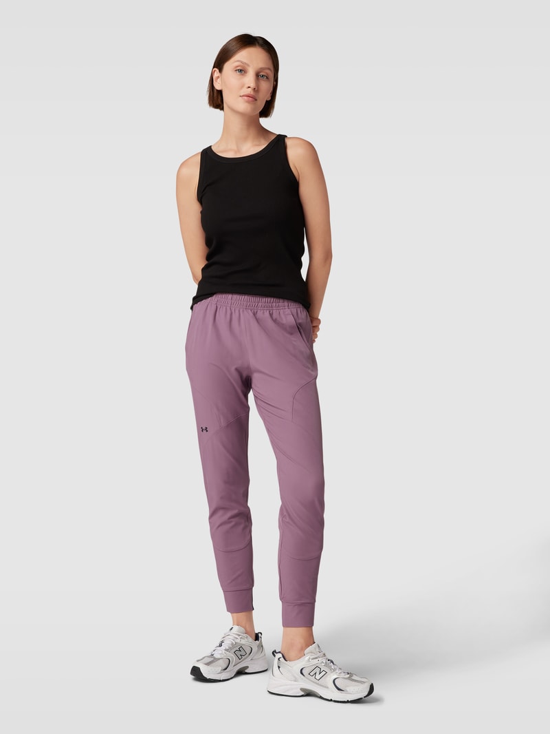 Sweatpants mit elastischem Bund Modell 'Unstoppable' in mauve