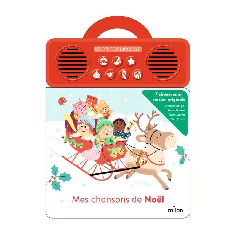 Livre Mes chansons de Noël - Milan Jeunesse