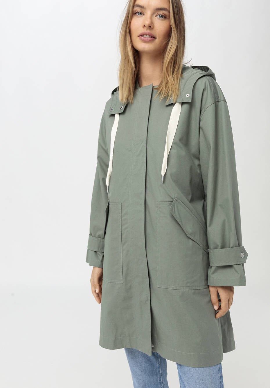 Parka Nature Shell aus reiner Bio-Baumwolle